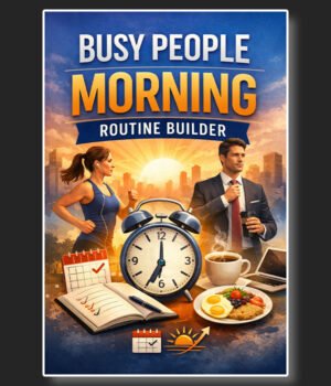 The Busy People Morning Routine Builder: Fast, Simple & Sustainable Habits