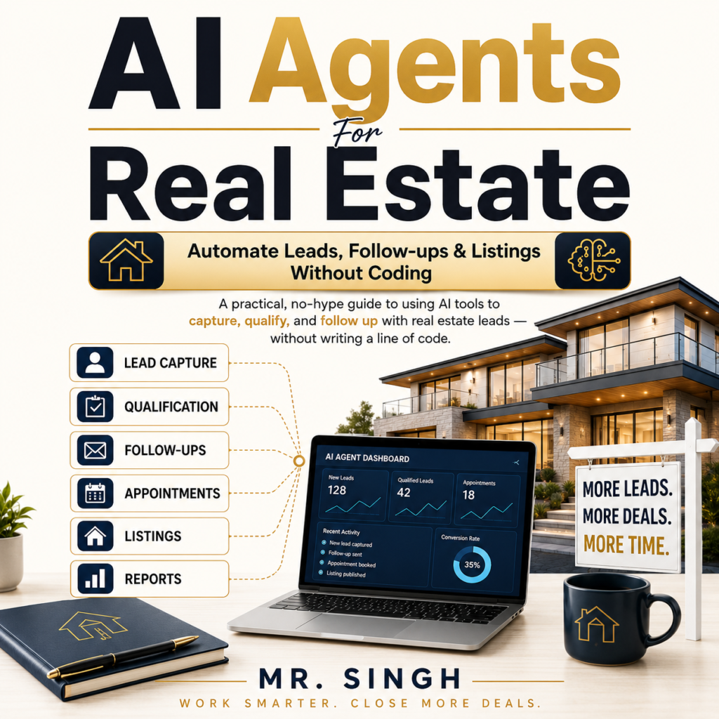 AI agents for real estate automation muckup