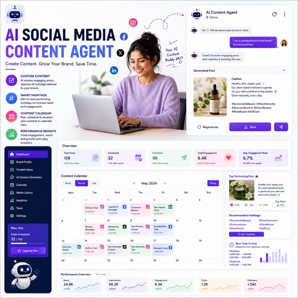 ai agent for social media content creation